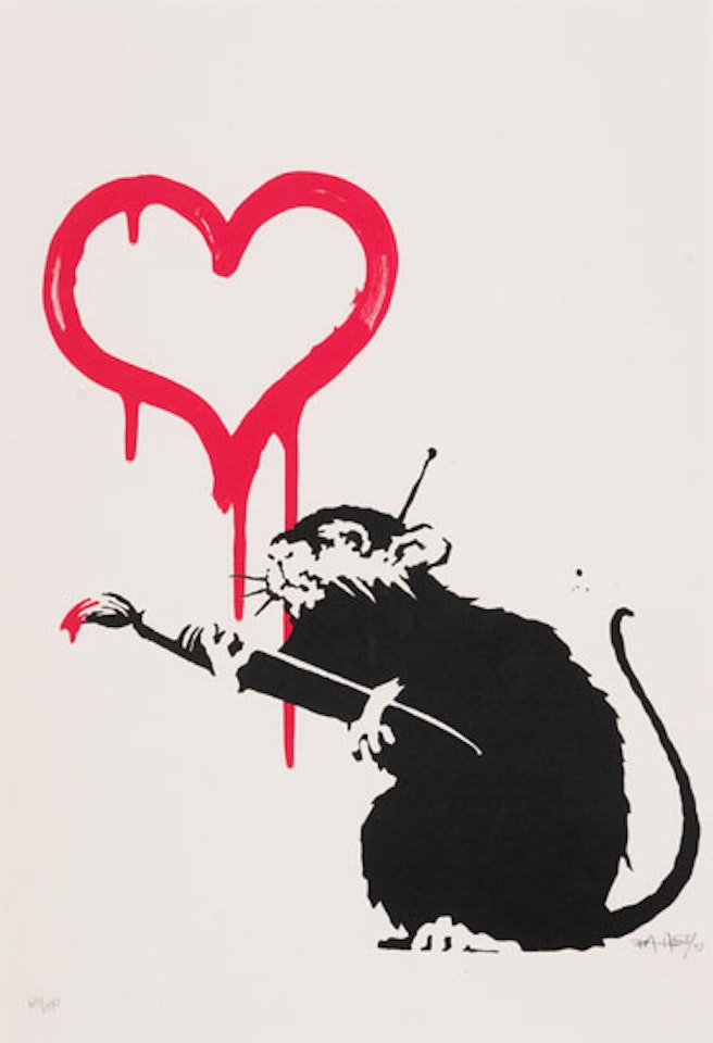 Love Rat by Banksy