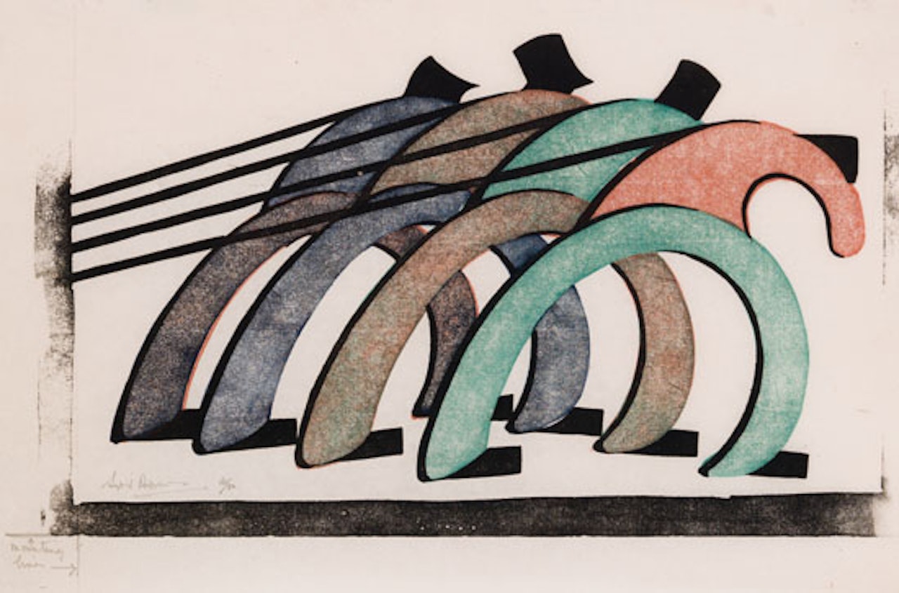 Haulers by Sybil Andrews