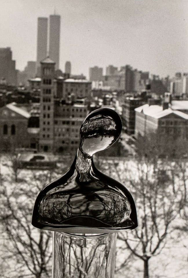 New York (Glass Bust and World Trade Towers) by André Kertész