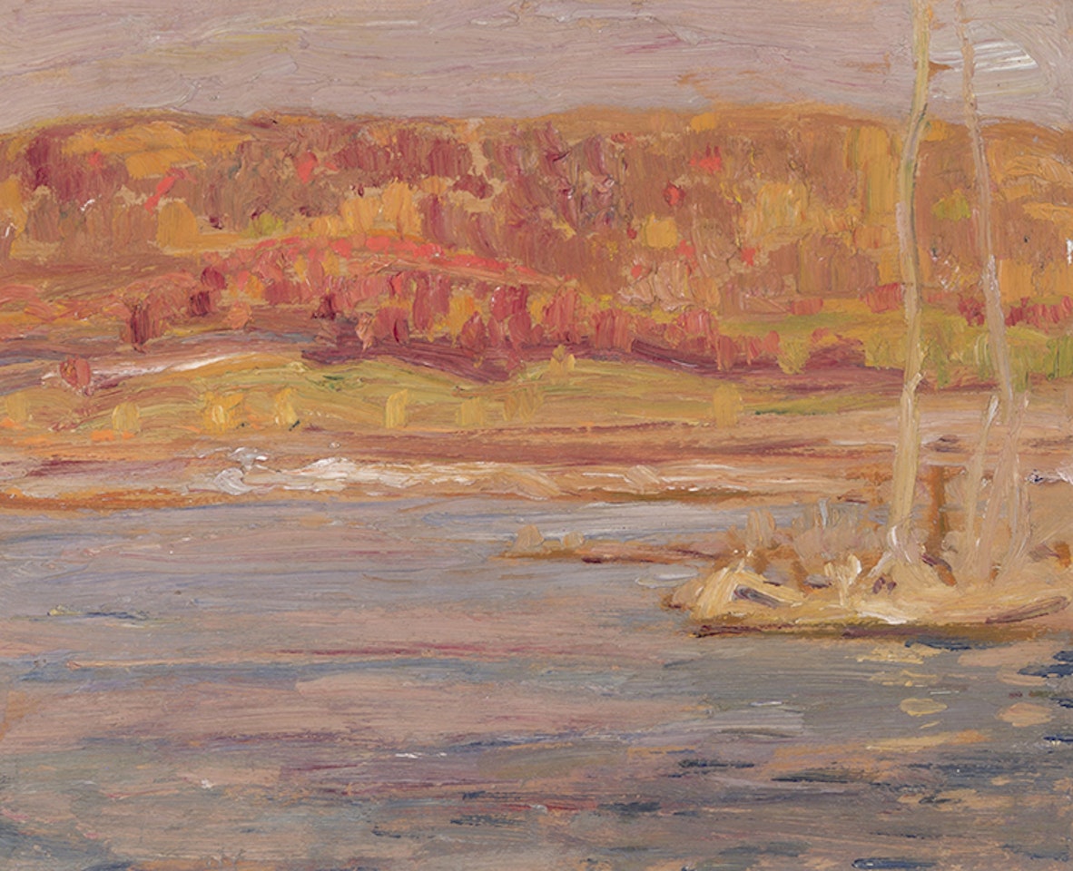Georgian Bay / Winter River (verso) by Alexander Young Jackson