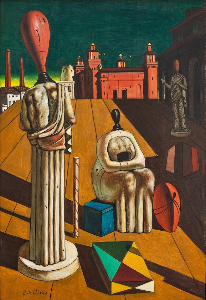 Le muse inquietanti by Giorgio de Chirico
