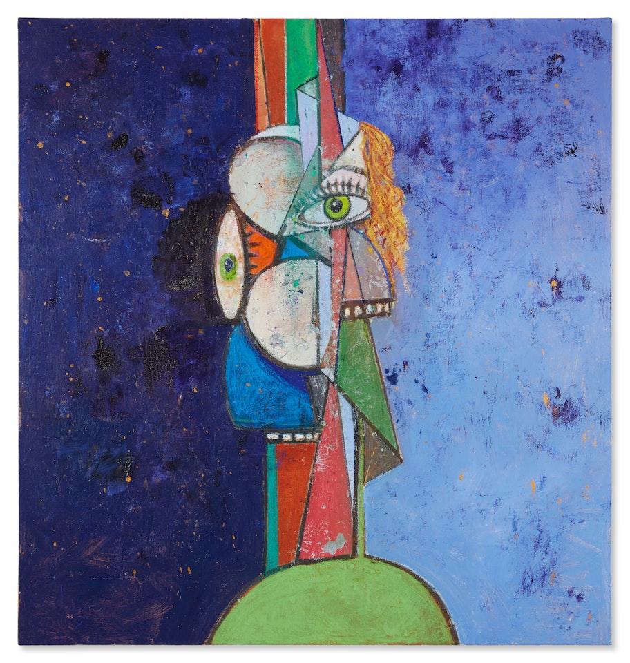 Green Eyed Lady by George Condo