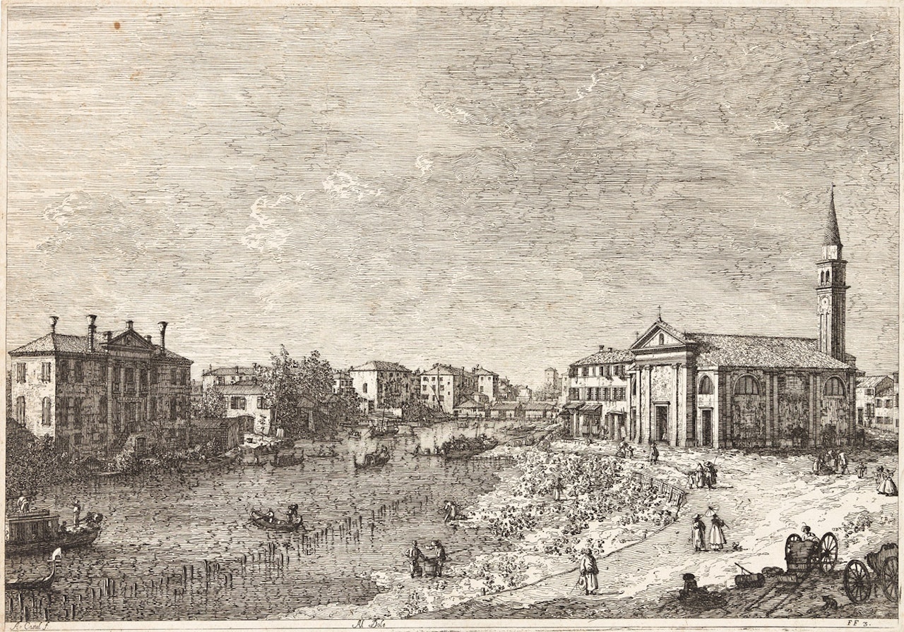 Al Dolo . by Canaletto