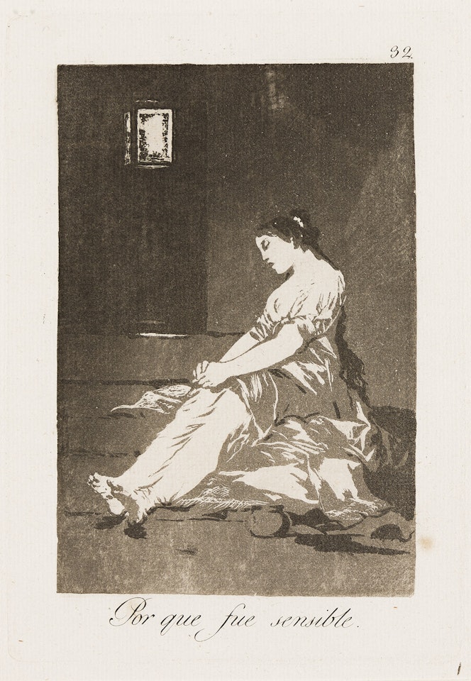 Por que fue sensible. by Francisco José de Goya