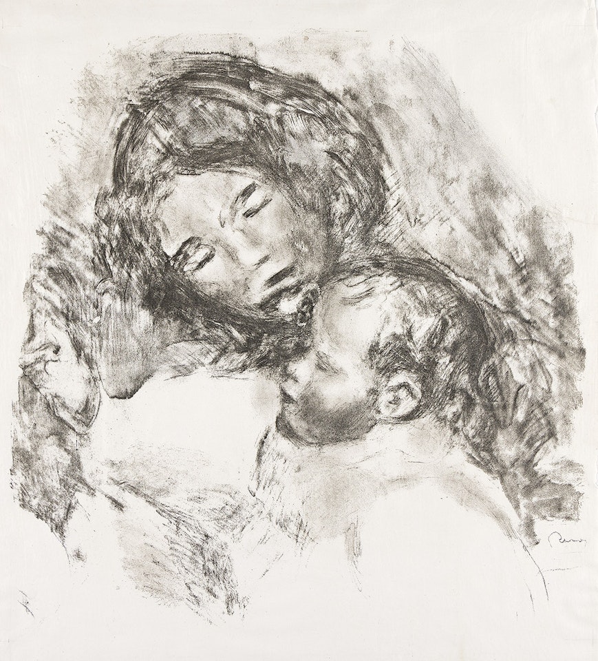 Maternité, grande planche. by Pierre-Auguste Renoir