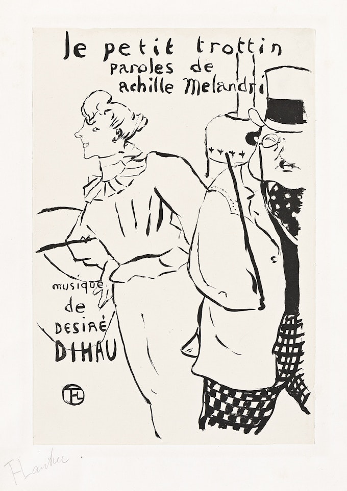 Le Petit Trottin . by Henri de Toulouse-Lautrec