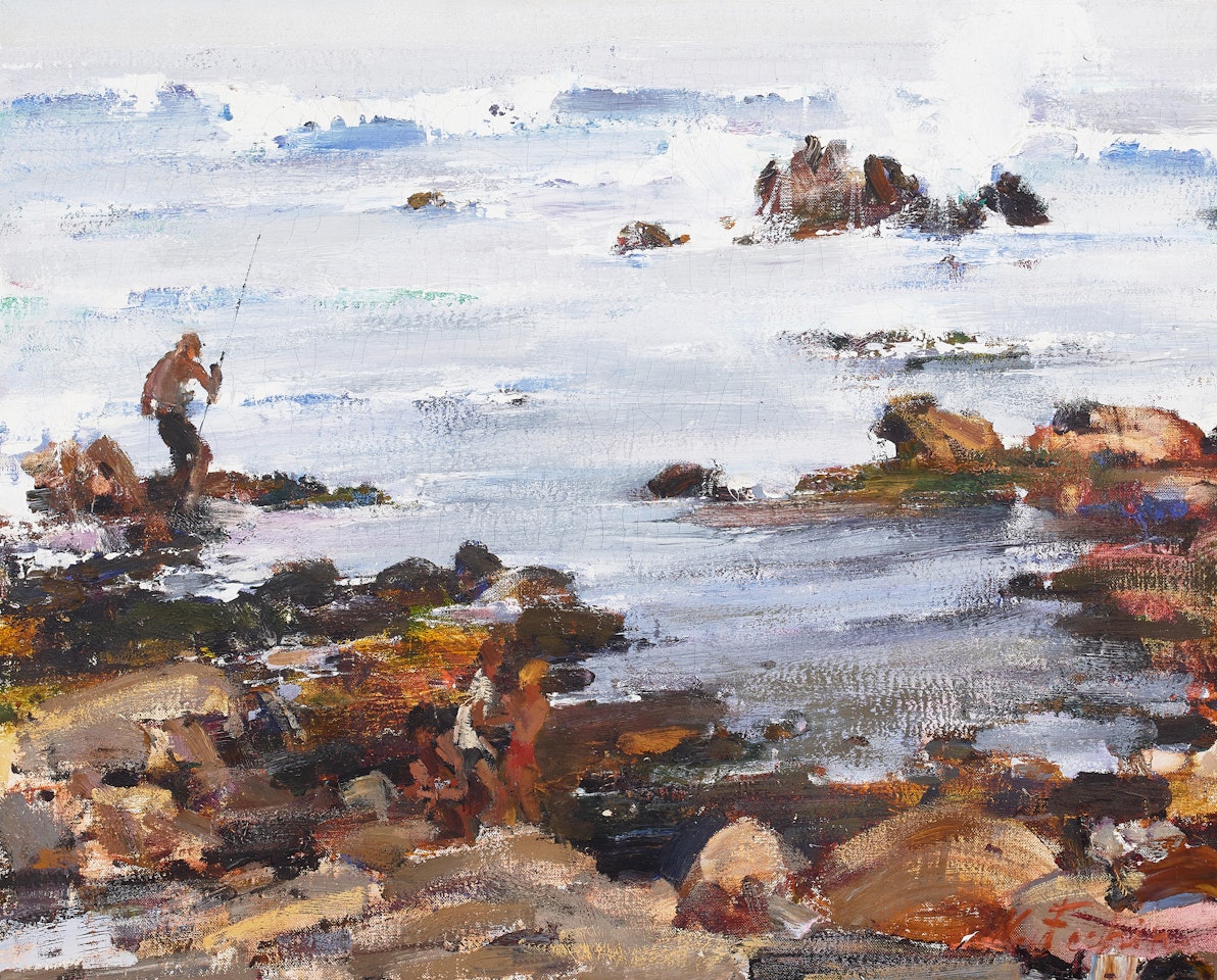 Monterey Bay Seascape by Nicolai Fechin