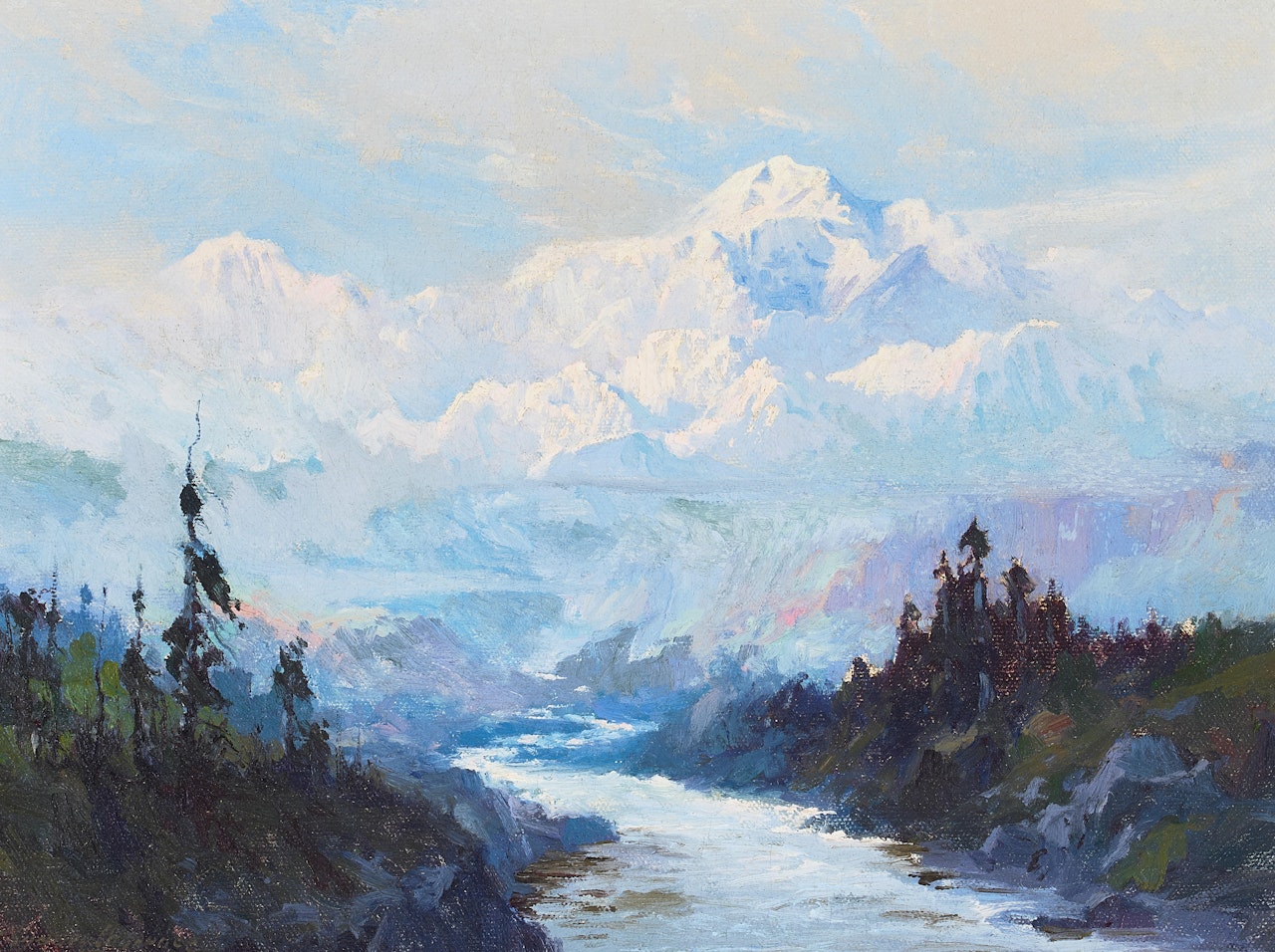 Mount McKinley, Alaska by Sydney Mortimer Laurence