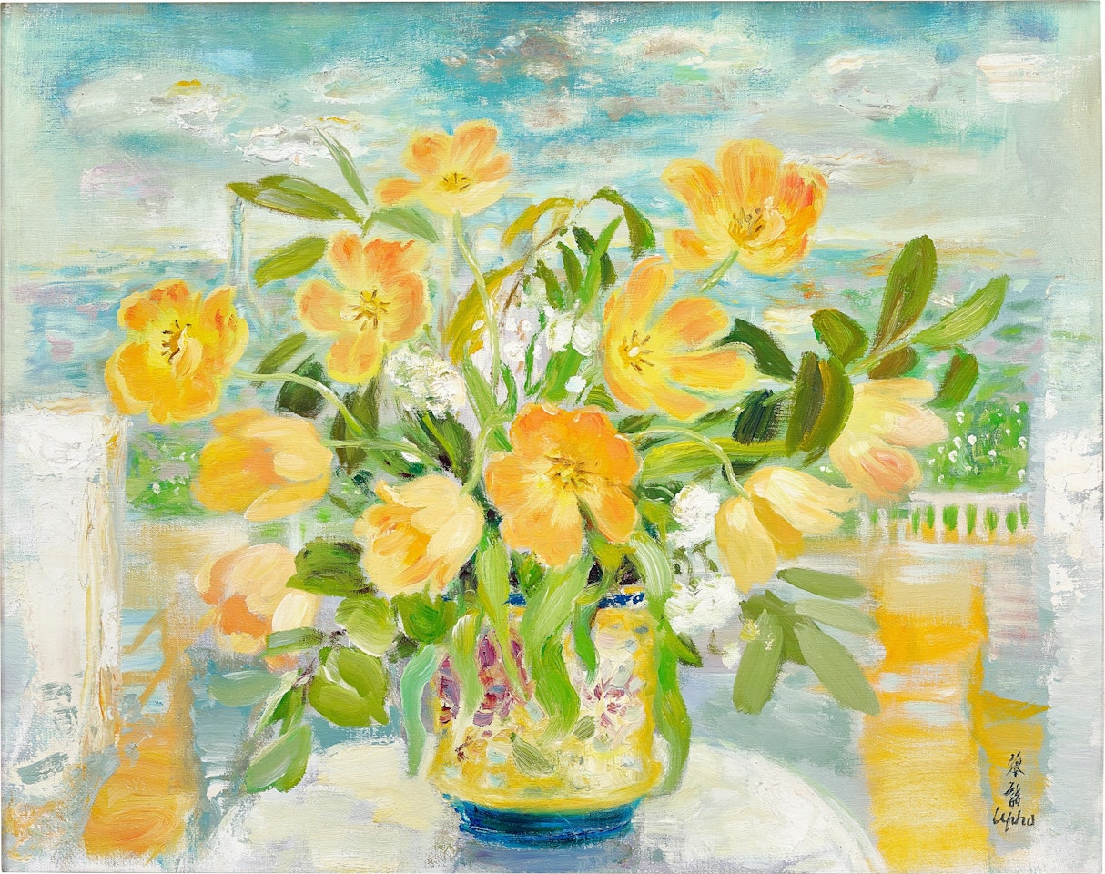 Les tulipes oranges by Le Pho