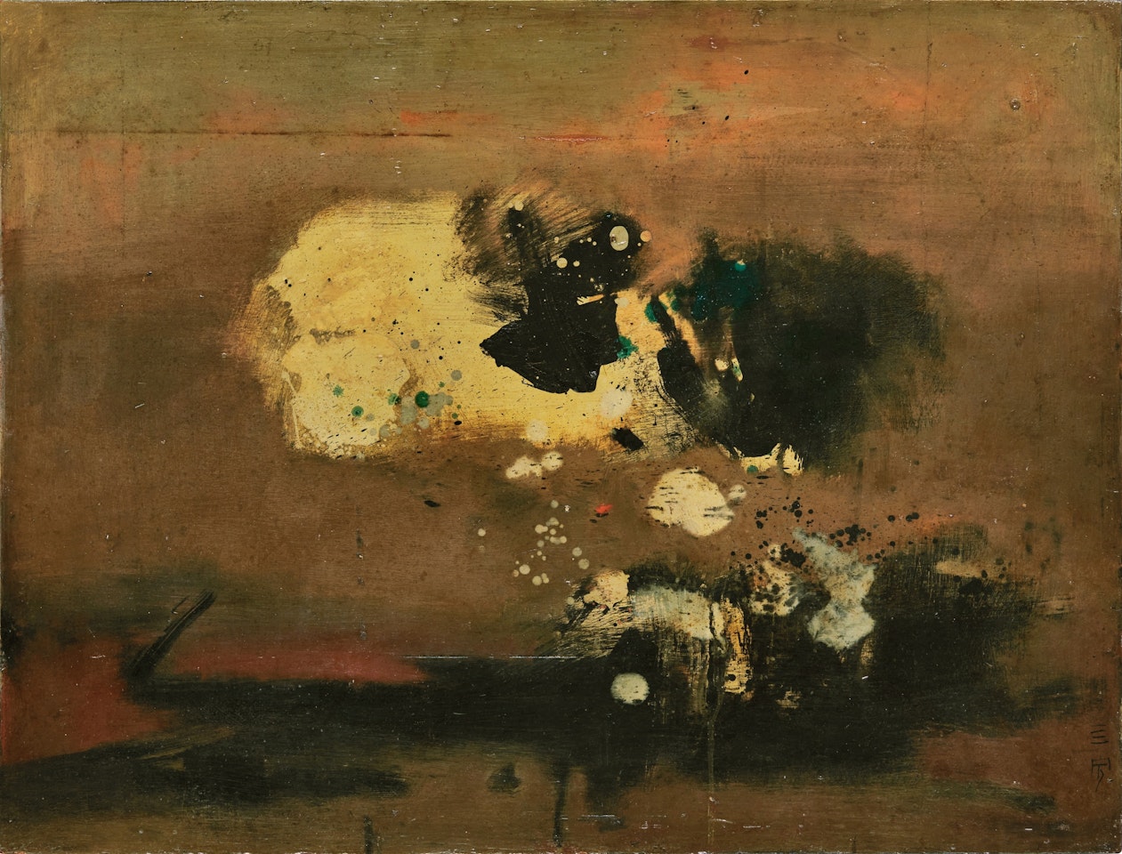 Untitled (Abstract) by Cheong Soo Pieng