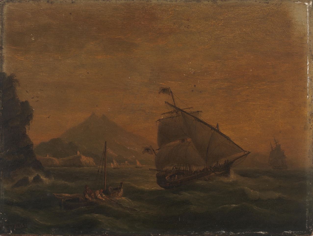 Off the Island of Ischia, Bay of Naples by Thomas Luny