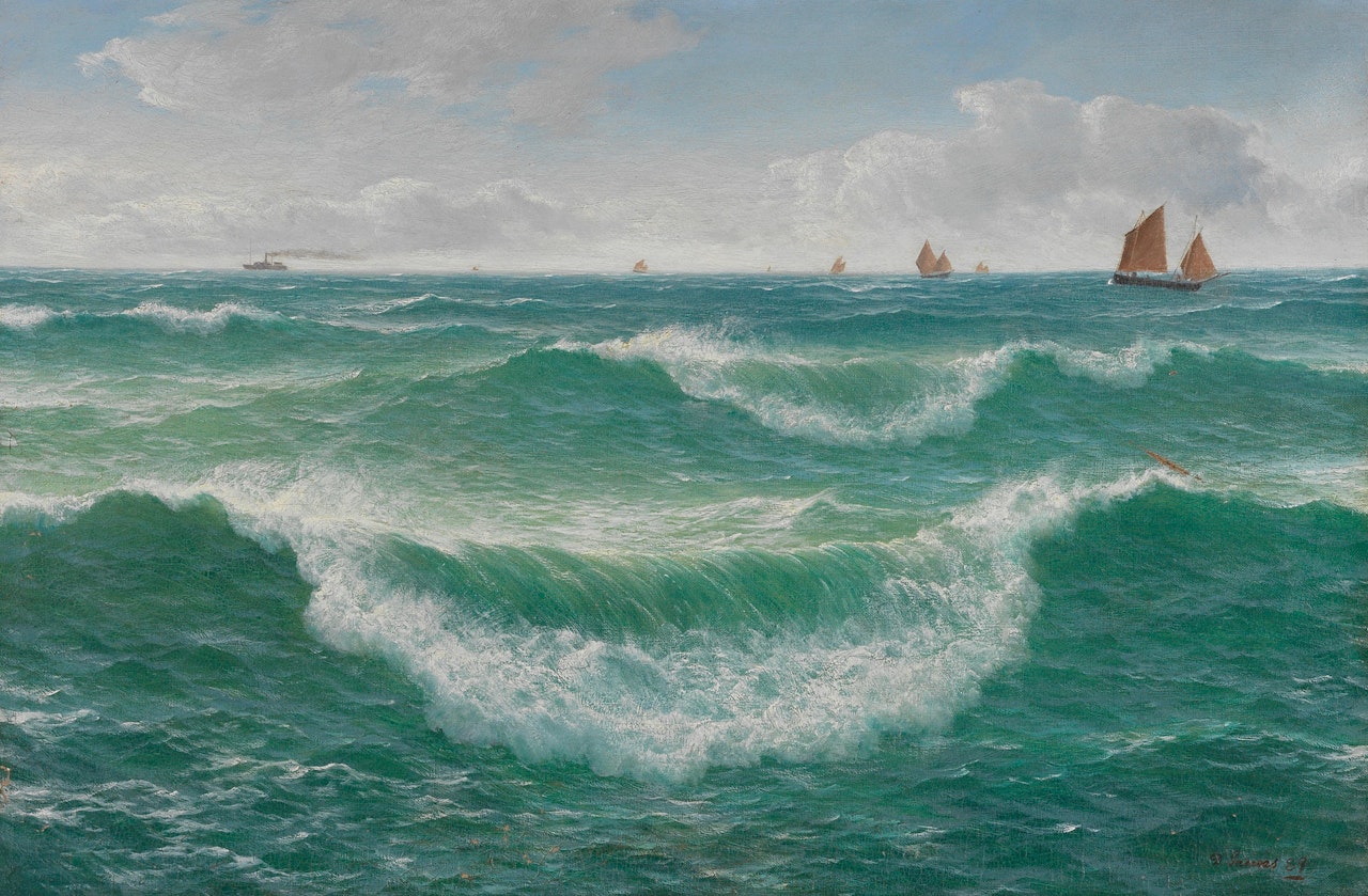 "Fishing Boats Going Out" by David James