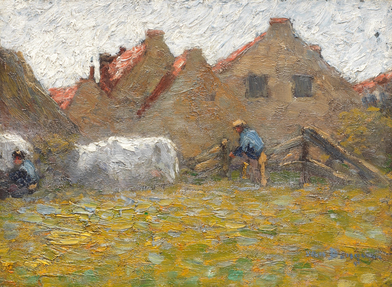Derrière la ferme by Kees van Dongen