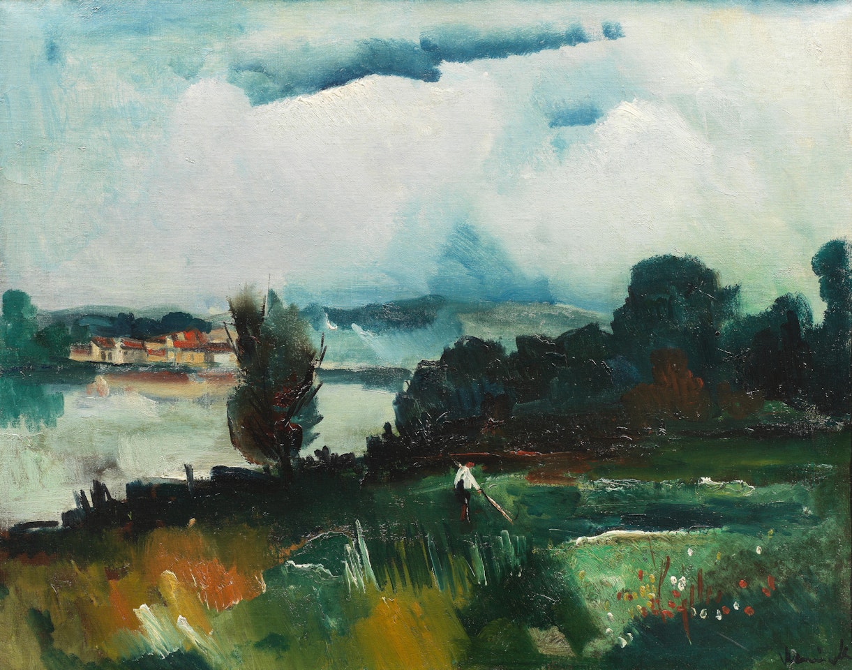 L"étang by Maurice de Vlaminck