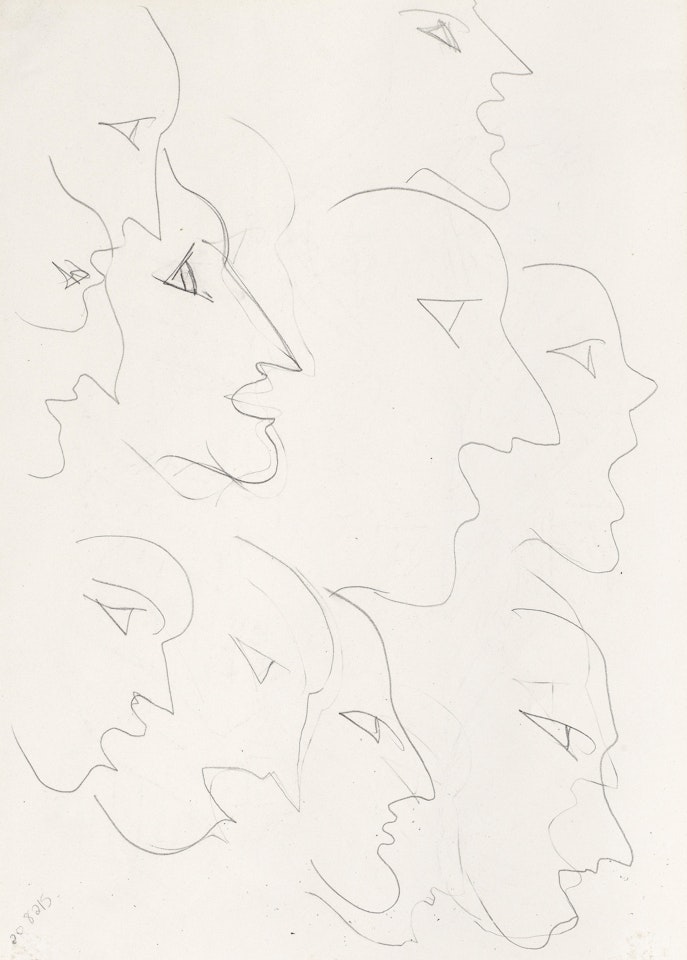 Étude de visages (recto); Étude de motifs (verso) by Henri Matisse
