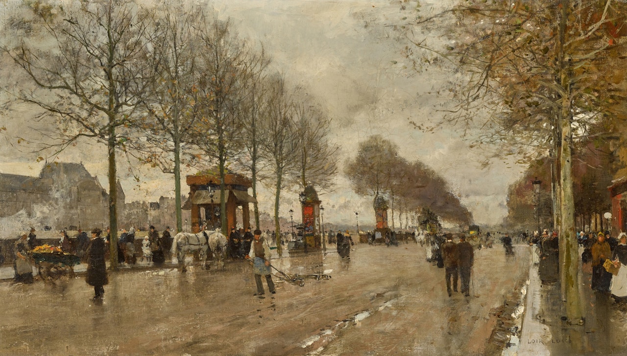 By the Seine by Luigi Loir