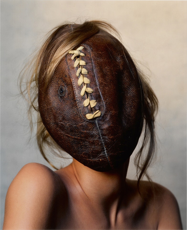 "Football Face, New York, Sept. 24, 2002" by Irving Penn