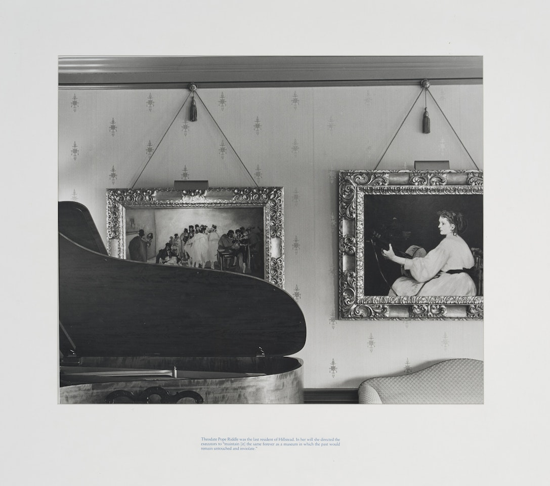 Arranged by Mr. and Mrs. Alfred Atmore Pope or Their Daughter Theodate (Manet) by Louise Lawler