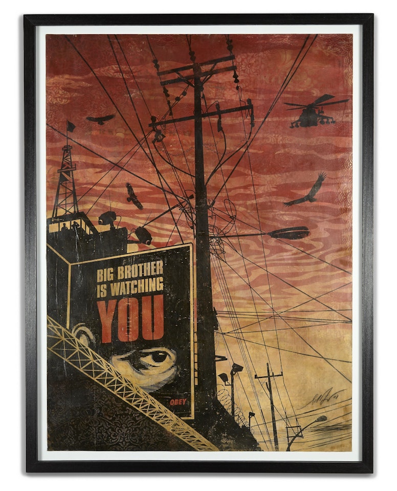 Big Brother City by Shepard Fairey