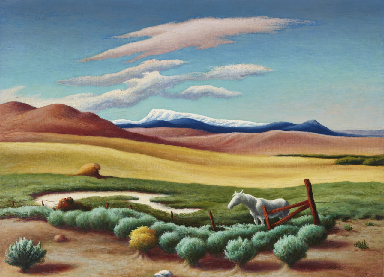 White Horse by Thomas Hart Benton
