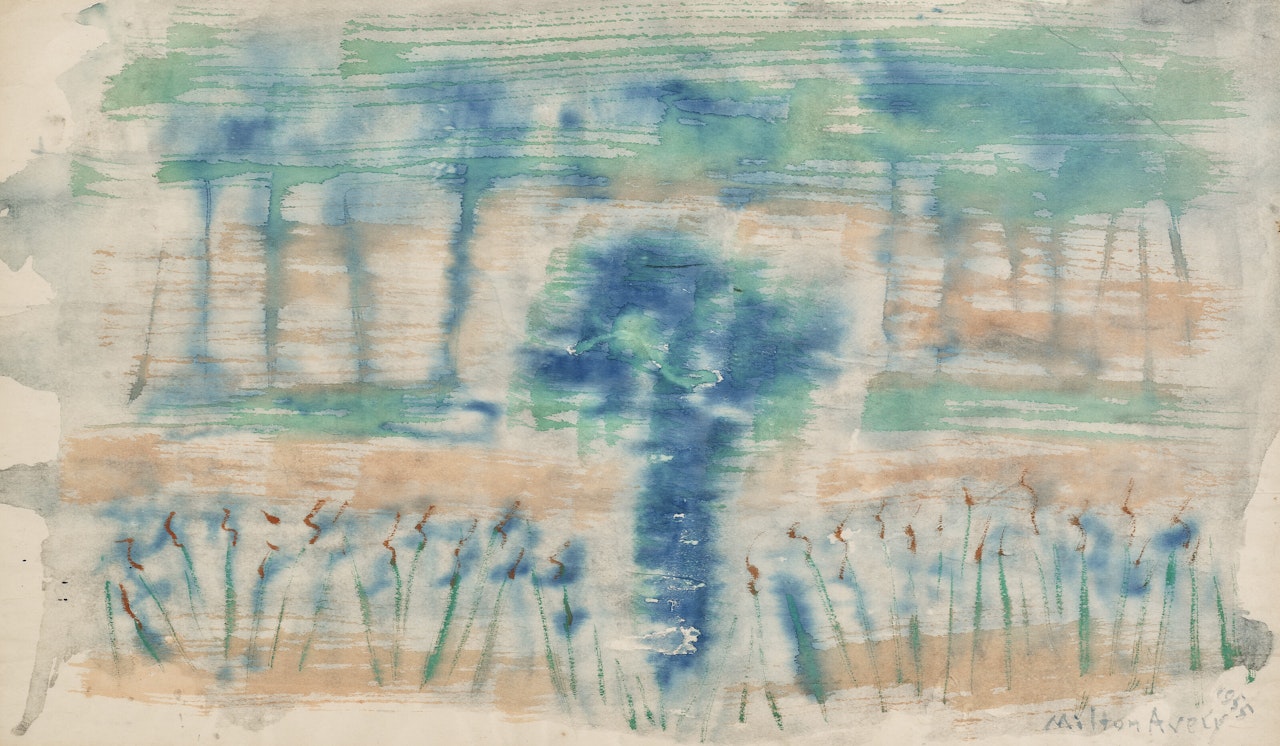 Bullrushes by Milton Avery