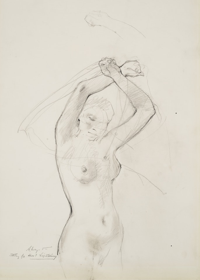Study for "Heat Lightning" by Andrew Wyeth