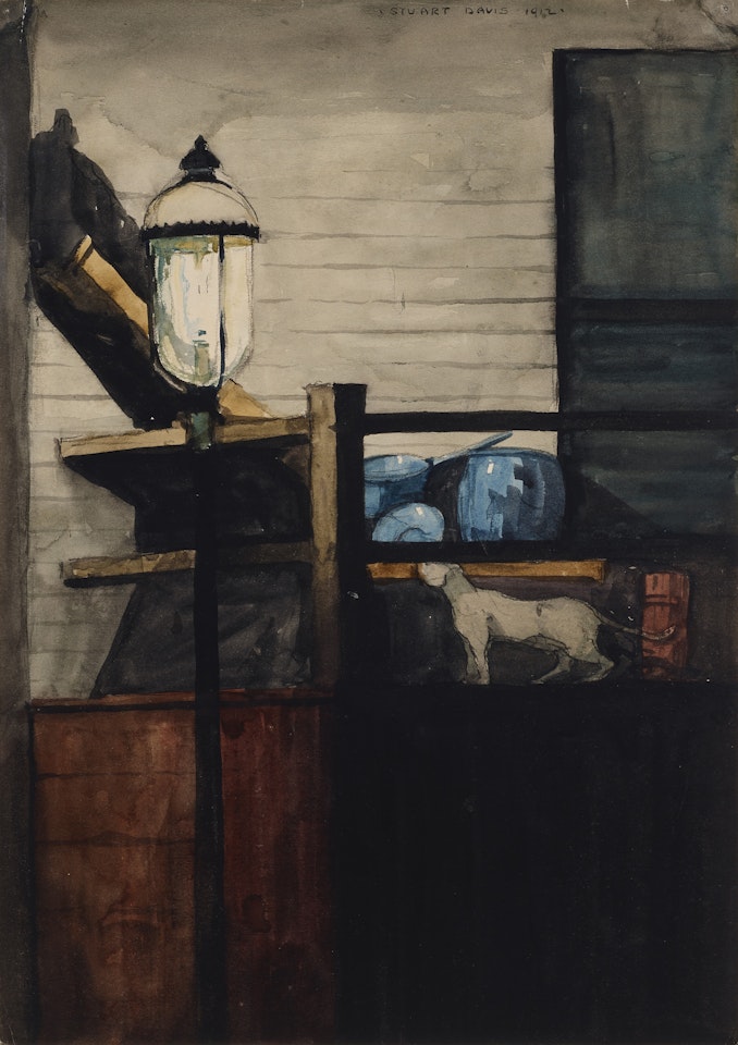 Street Light and Loading Platform by Stuart Davis
