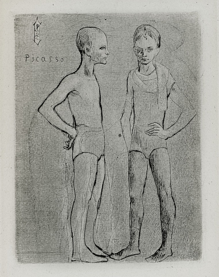 Les deux Saltimbanques, from La Suite des Saltimbanques by Pablo Picasso