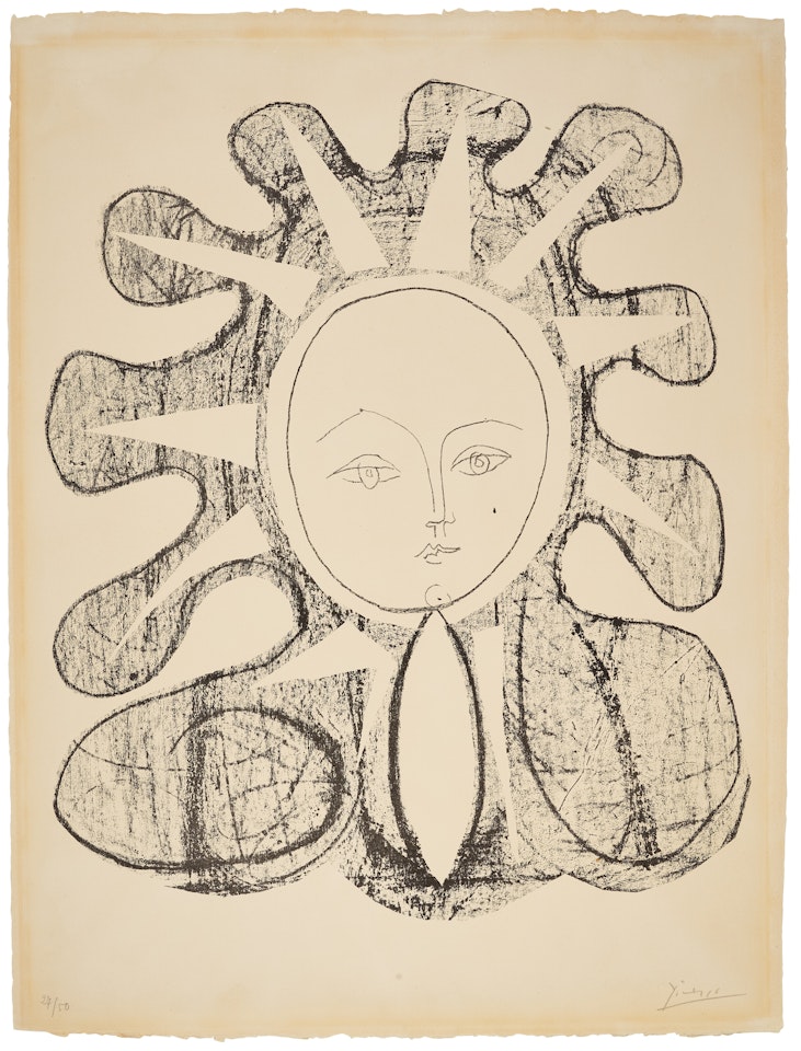 Françoise en soleil by Pablo Picasso