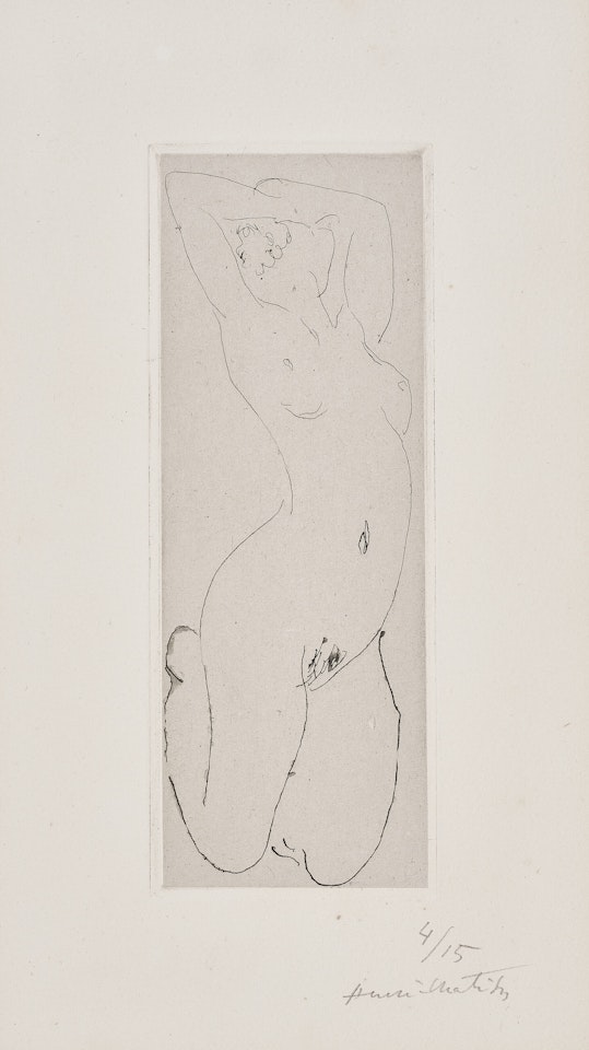 Nu agenoillé et cambré by Henri Matisse