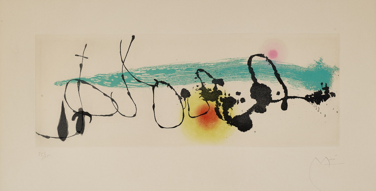 Soleil Noyé I by Joan Miró