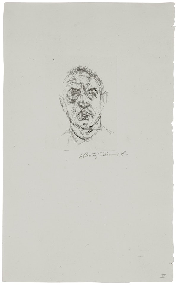 Orbandale [Iliazd] V, from Les Douze portraits du célèbre Orbandale by Alberto Giacometti