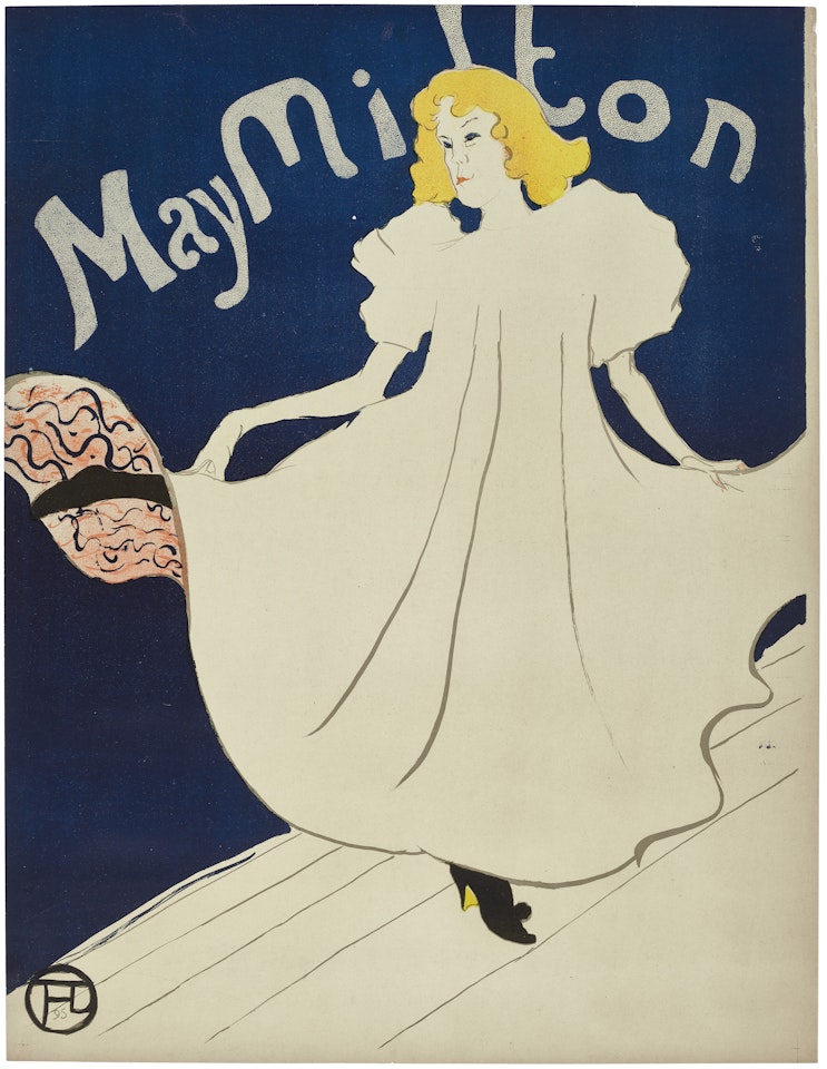 May Milton by Henri de Toulouse-Lautrec