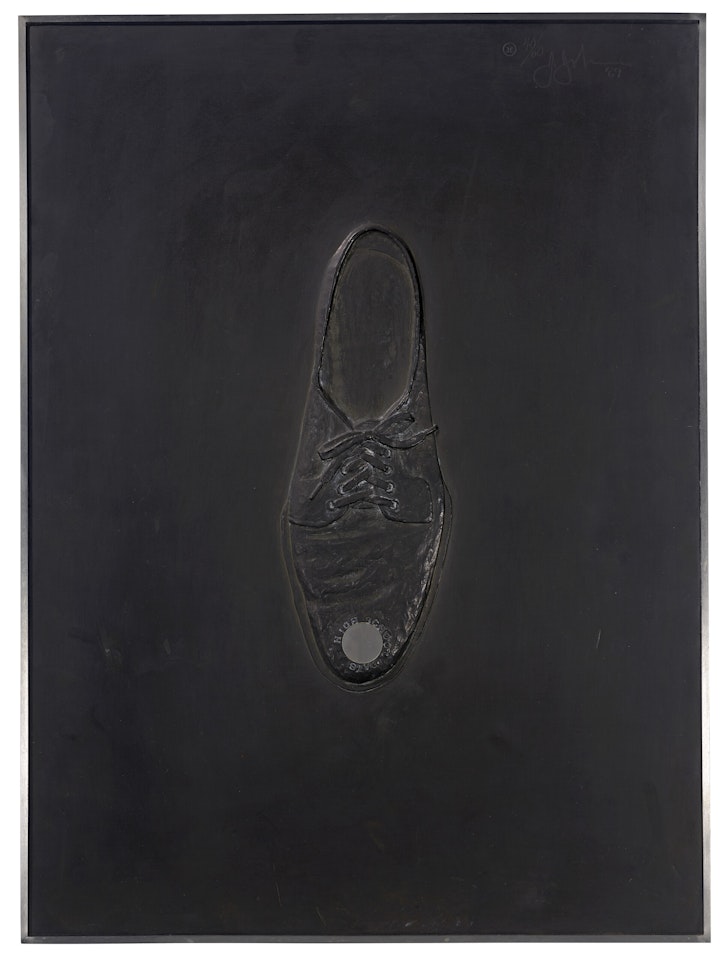 High School Days, from Lead Reliefs by Jasper Johns