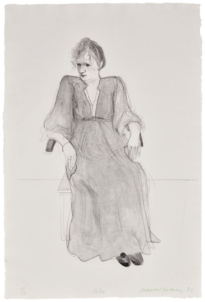 Celia by David Hockney