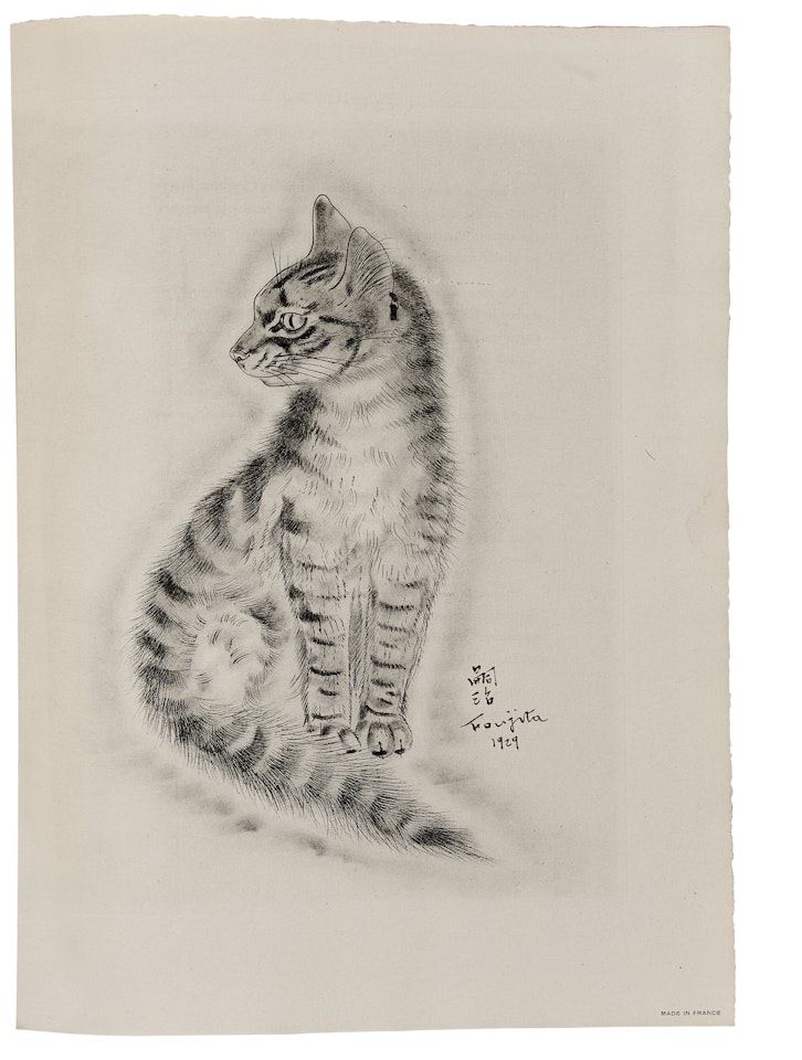 Book of Cats by Leonard Tsuguharu Foujita