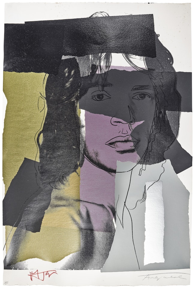 Mick Jagger : One Print by Andy Warhol