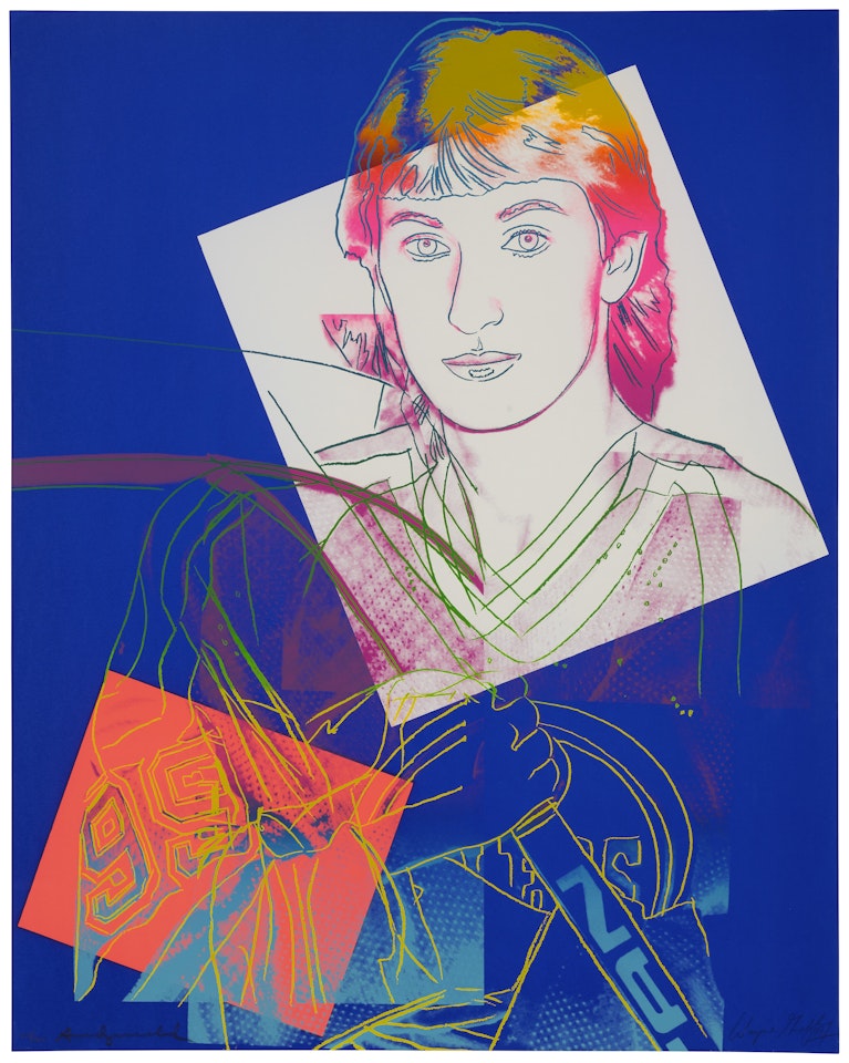 Wayne Gretzky #99 by Andy Warhol