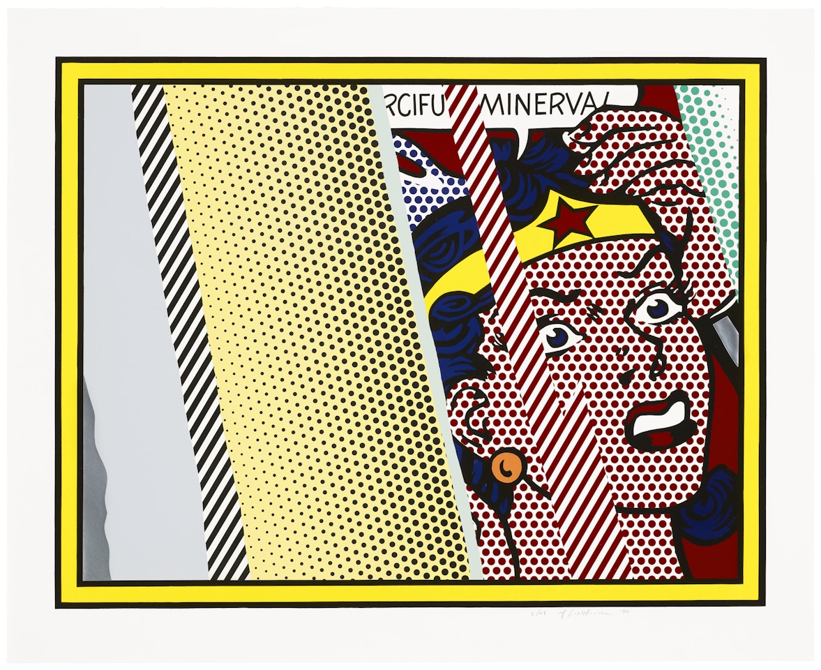 Reflections on Minerva, from Reflections Series by Roy Lichtenstein