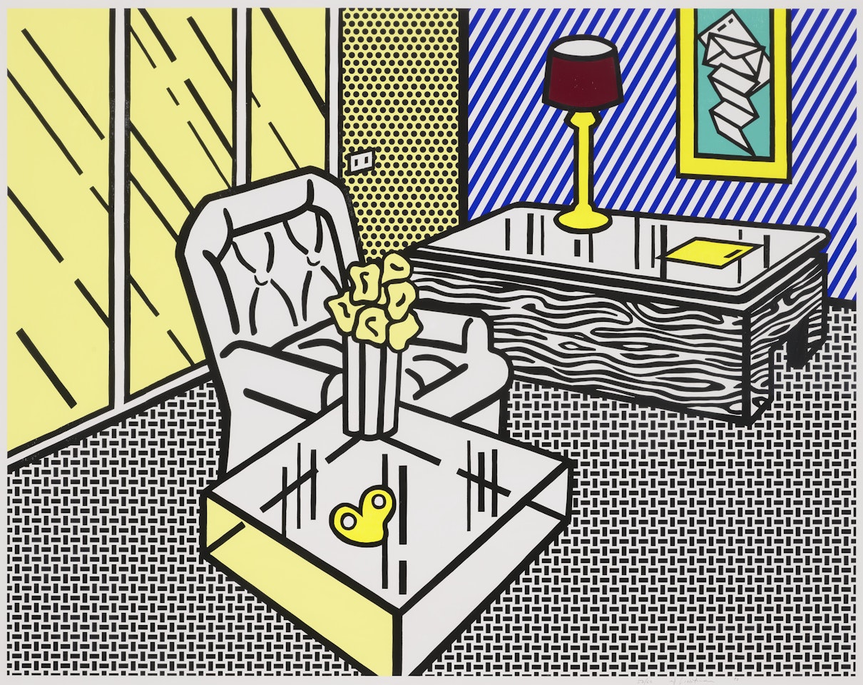 The Den, from Interior Series by Roy Lichtenstein