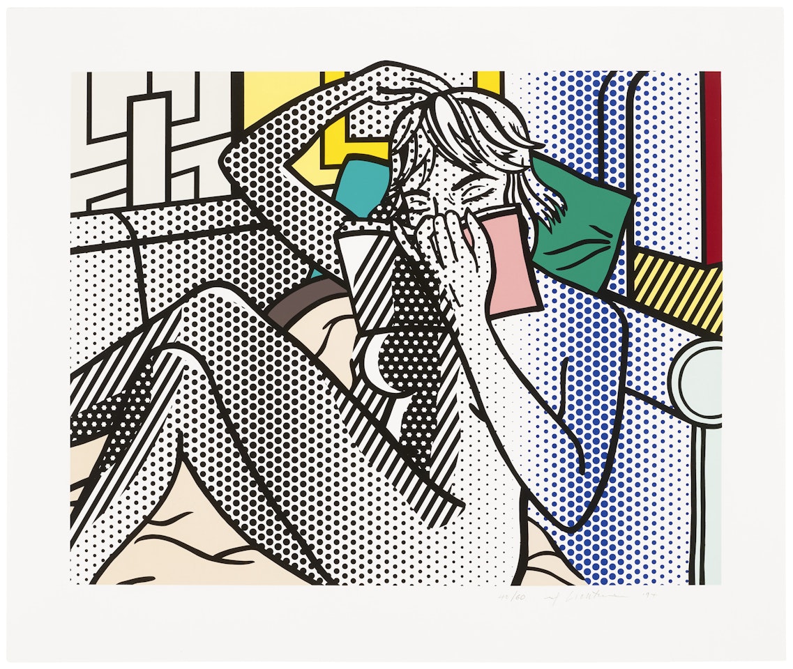 Nude Reading, from Nudes by Roy Lichtenstein