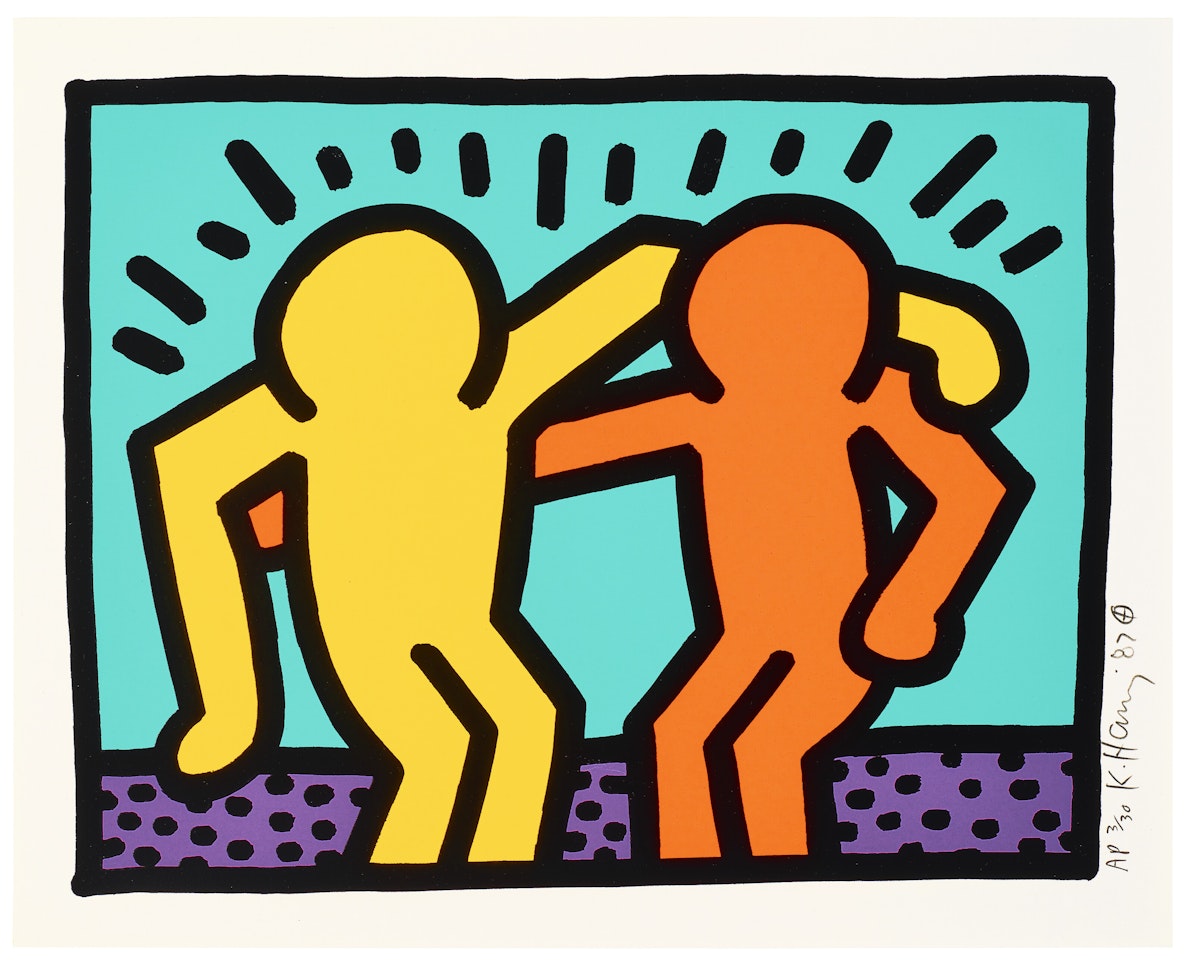 Pop Shop I : One Print by Keith Haring