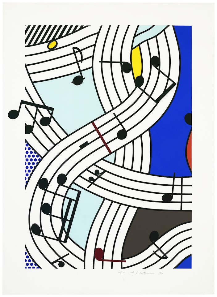 Composition I by Roy Lichtenstein