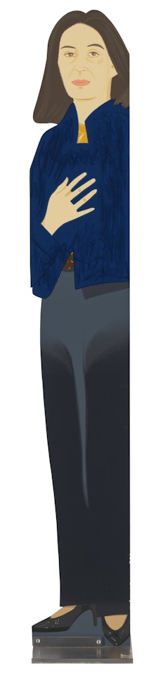 Standing Ada (cutout edition) by Alex Katz
