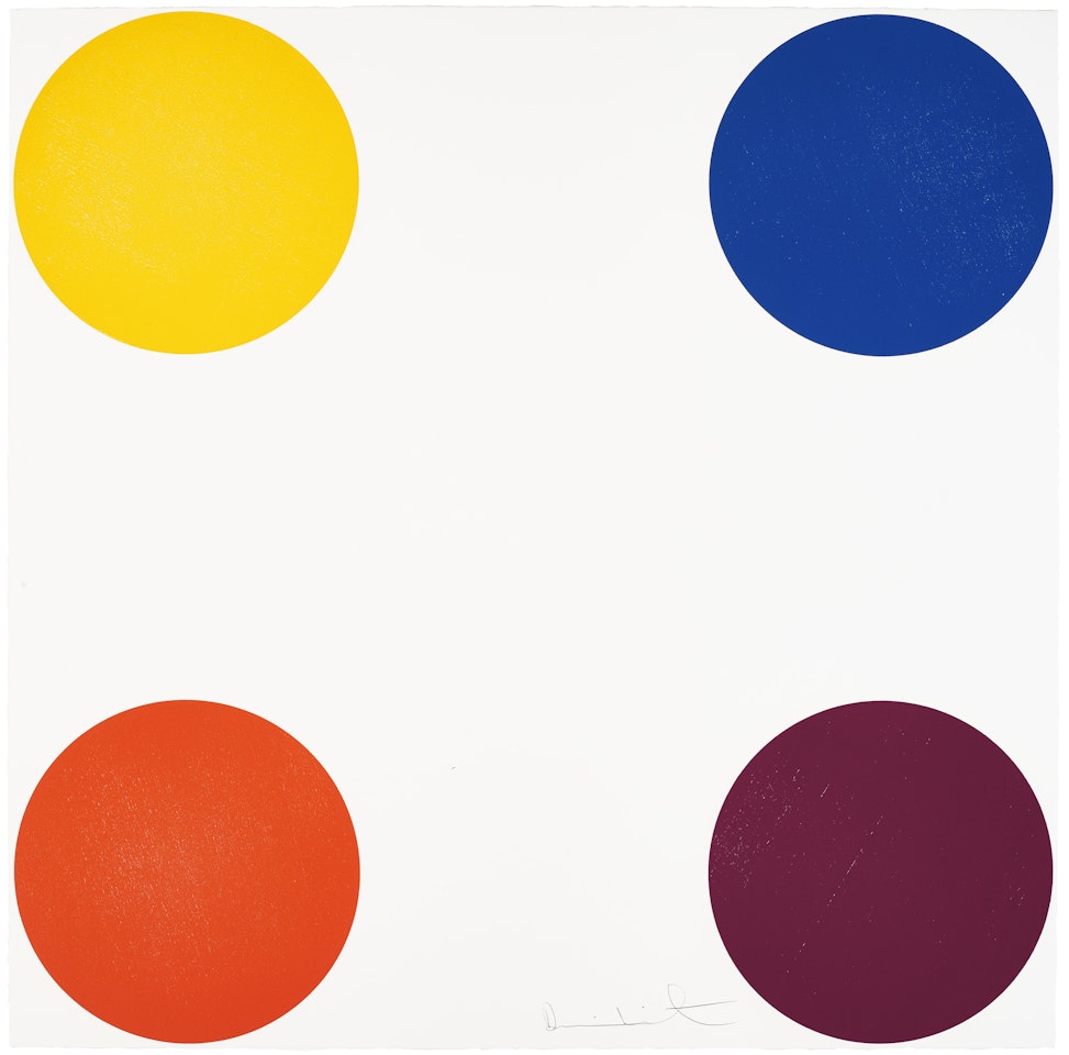 Norleucine, from 12 Woodcut Spots by Damien Hirst