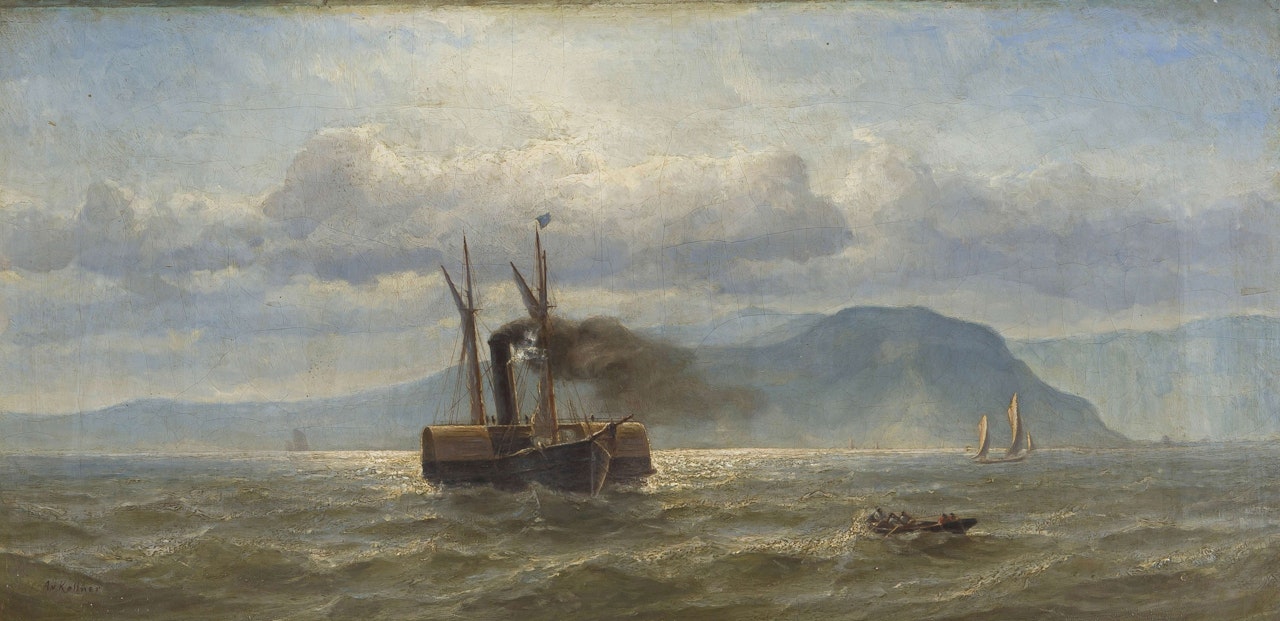 Shipping off False Bay Coast by Continental School