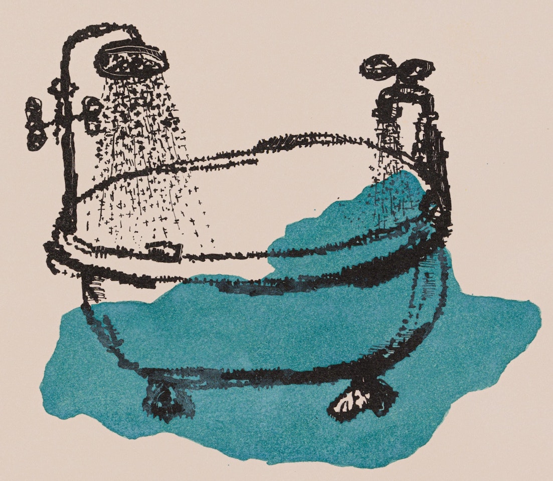 Bath Tub and Shower by William Kentridge