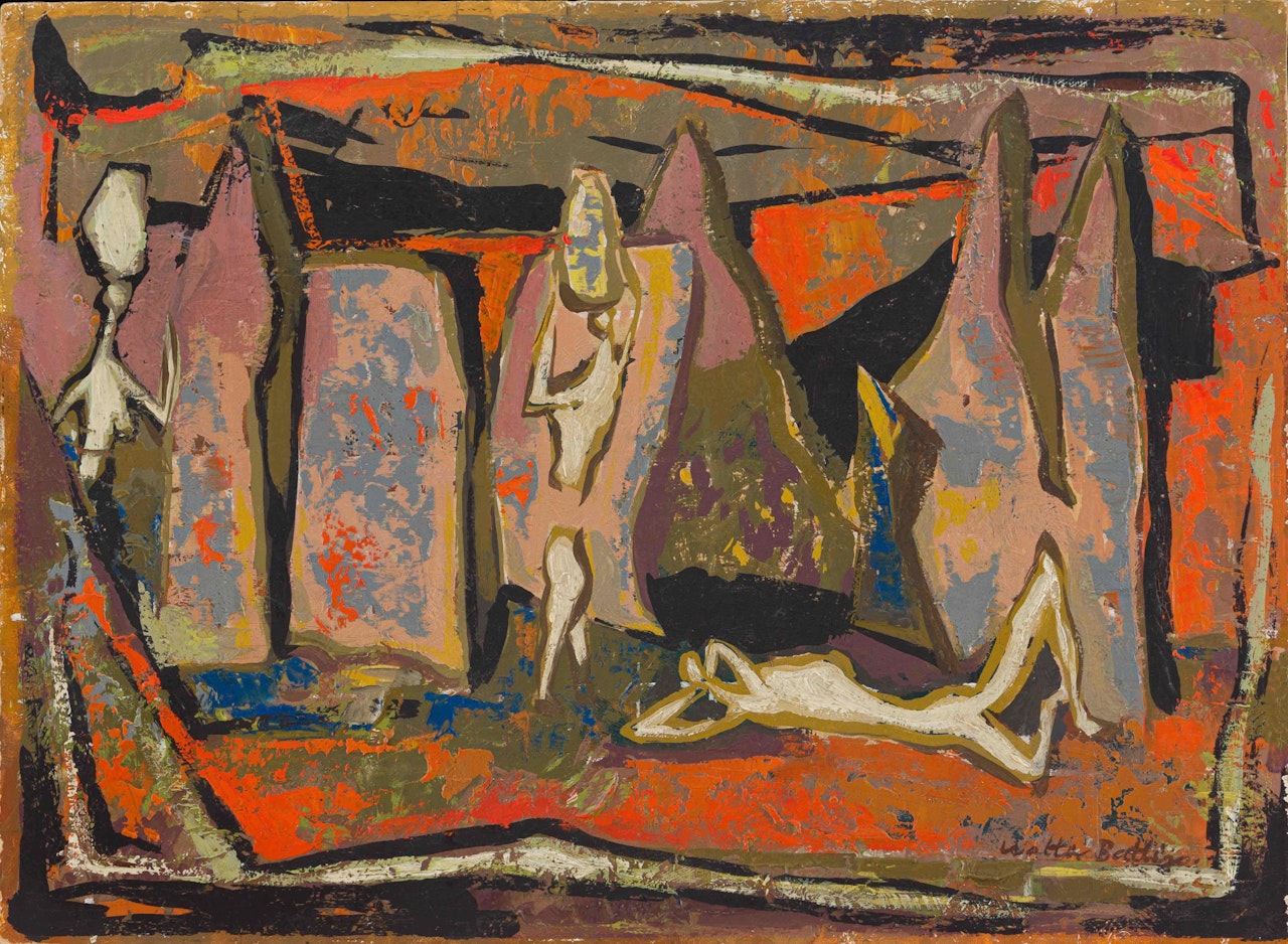 African Figures by Walter Battiss