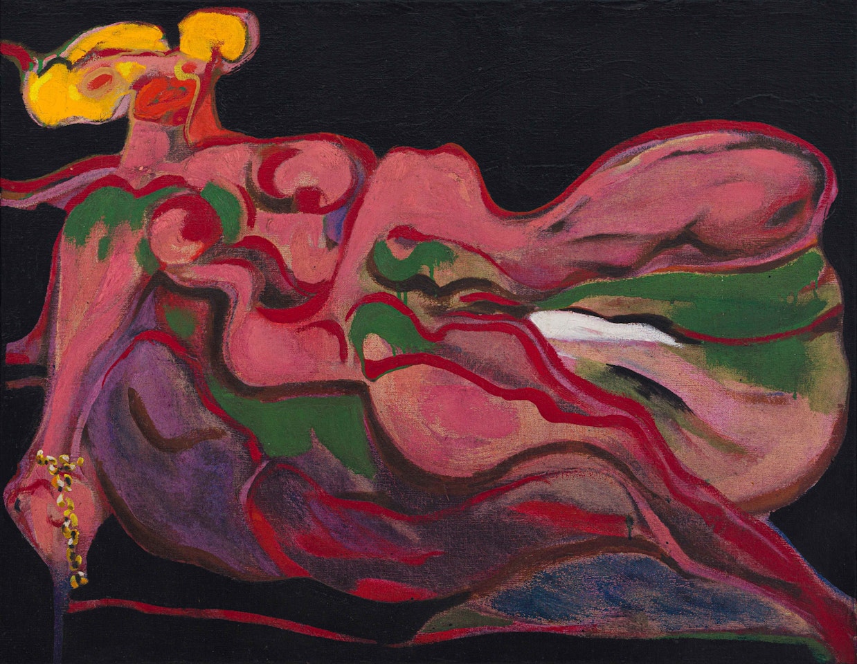 Reclining Female by Robert Hodgins