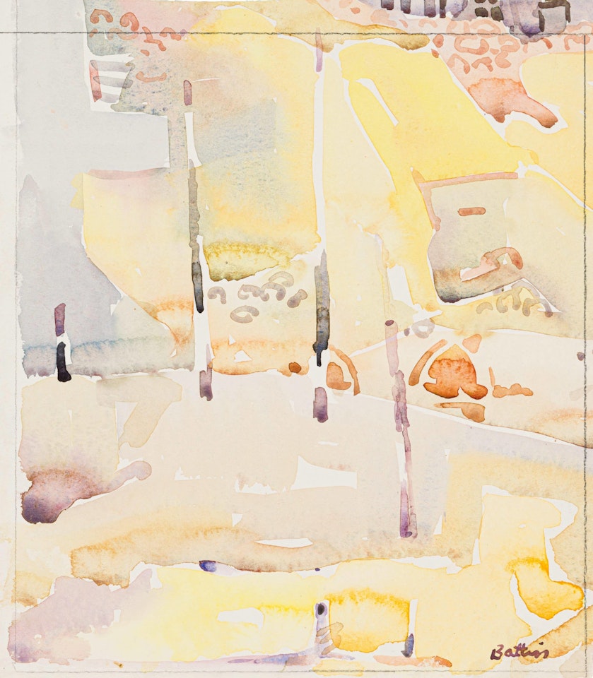Goal Posts by Walter Battiss